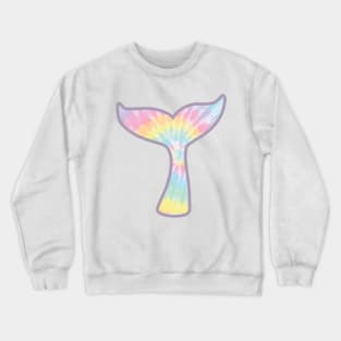 Mermaid Tail - tie dye Crewneck Sweatshirt